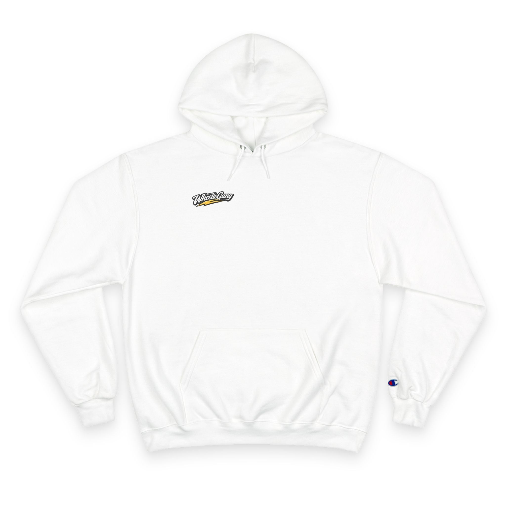 Champion Hoodie — 'NO GAS No Limits' Minimal Graphic Hoodie