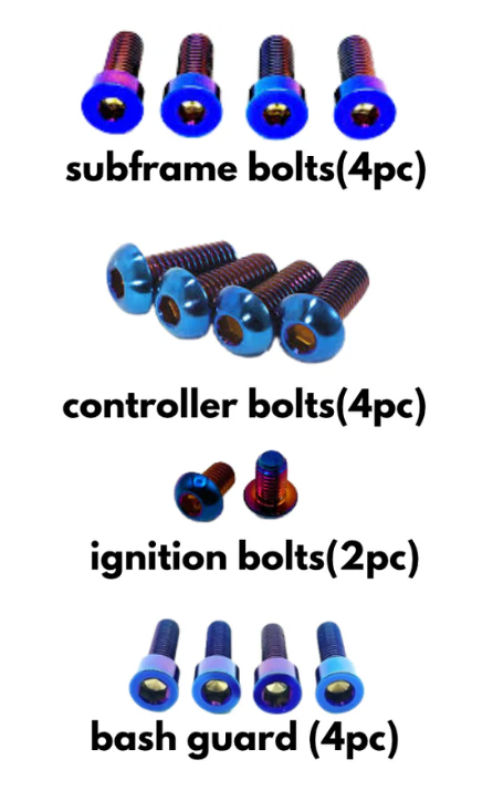 "Value" Surron LBX/E Ride Pro Titanium Bolt Kit